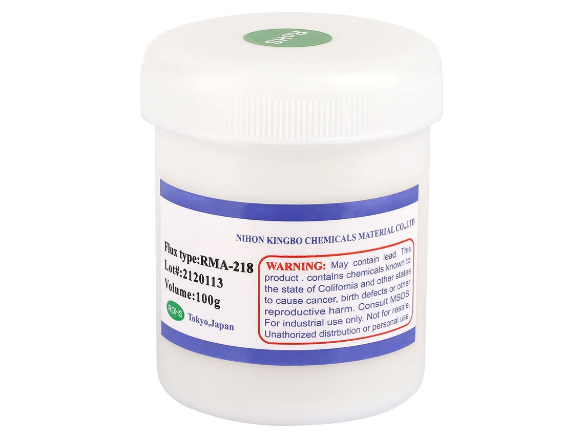 Adhesivo Fundente Rma-218 De 140 G Para Reballing Y Soldadura Bga - Herramienta Para Reparación De Computadoras Y Teléfonos Celulares