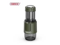 Cafetera espresso portátil 2 en 1 Hibrew H4d para cápsulas y café molido. Prensa manual. Café caliente y frío para viajes, casa, camping.
