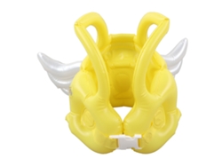 Chaleco Salvavidas Inflable Con Forma De Ángel Para Niños De 3 A 8 Años, Color Amarillo.