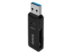 Lector de Tarjetas Externo SAVIO AK-64 Negro