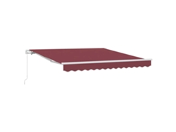Maison Exclusive - Toldo Retráctil Manual Burdeos 300x250 Cm