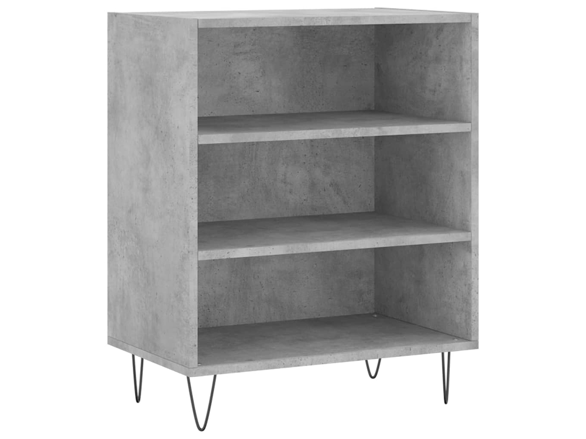 Maison Exclusive - Aparador Madera De Ingeniería Gris Hormigón 57x35x70 Cm