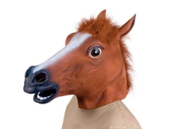 Máscara Realista De Cabeza De Caballo De Látex Ecológica Para Halloween, Carnaval, Cosplay Y Fiestas.