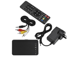 Reproductor De Audio Y Vídeo Hd Con Interfaz Multimedia 1080p Y Mando A Distancia Por Infrarrojos.