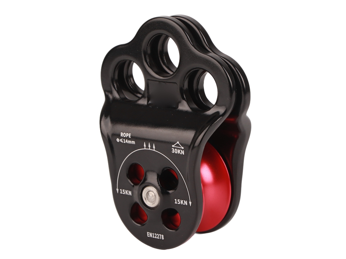 Polea Hitch Climber De 30 Kn, Equipo De Rescate Con Doble Rodamiento Para Arboristas Y Escaladores De Árboles.