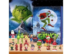 Caja Sorpresa De Adviento Navidad 2025 24 Piezas Regalo Sorpresa Grinch C Juguete De Plástico