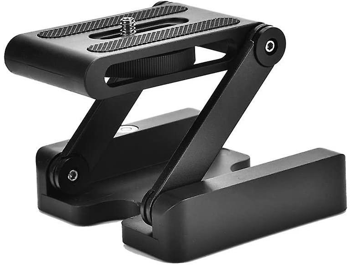 Accesorio de trípode compacto, material premium, placa de liberación rápida sólida para cámaras DSLR, tamaño pequeño y ligero, libertad de ángulo.