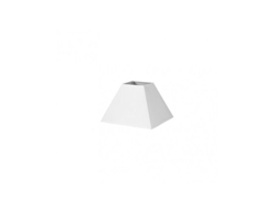 Pantalla Piramide Mezzo E27 Blanco 25dx11dx18h Tejido Popelin