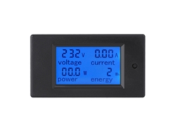 Voltímetro digital (prueba de voltaje, corriente, potencia y energía)