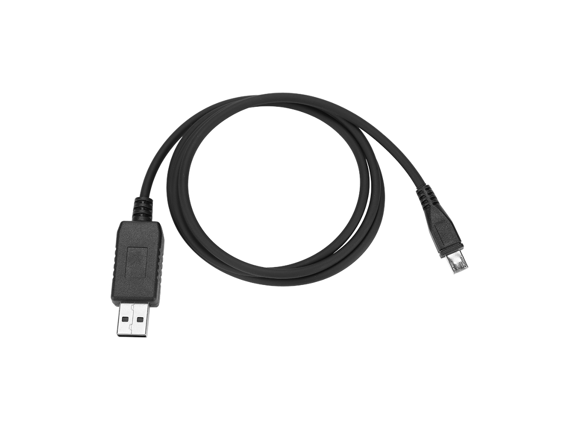 Cable de programación USB (frecuencia de grabación, conexión micro USB)