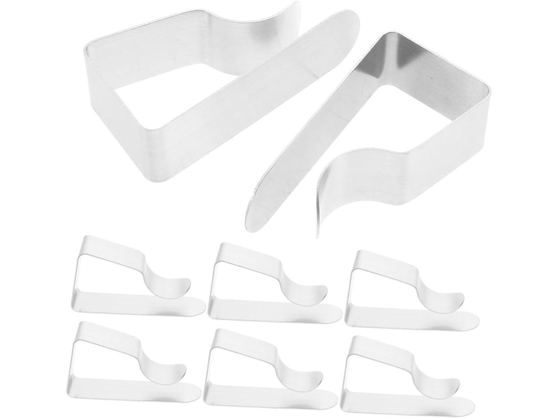 Clips Trapezoidales Para Manteles De 8 Piezas, Soportes De Acero Inoxidable, Fijaciones Para