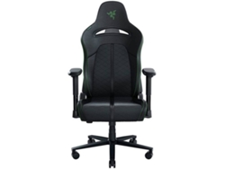 Silla Gaming Razer Enki X (Hasta 136 kg - Elevador a Gas Clase 4 - Negro y Verde)