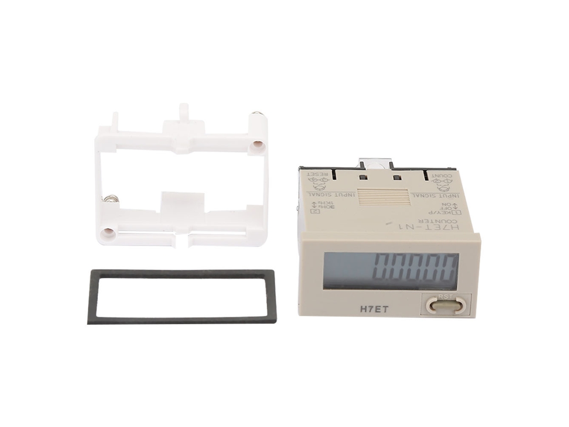 Totalizador De Medidor Eléctrico Digital H7et N1 Sin Entrada De Voltaje Con Pantalla Lcd