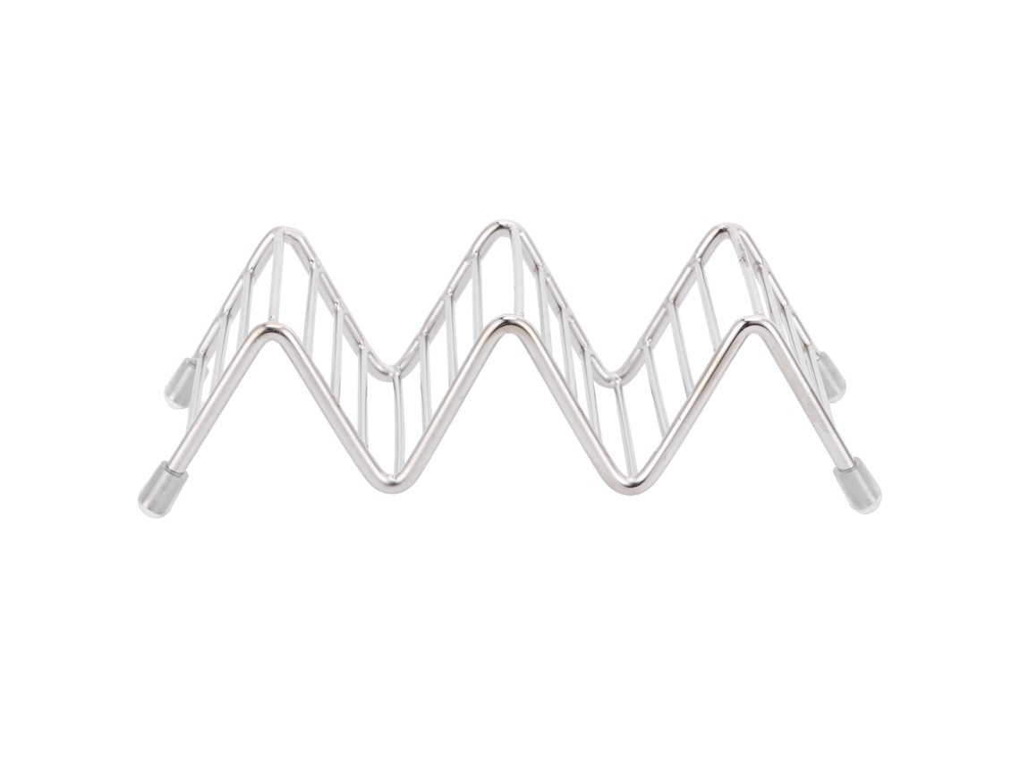 Innovador Soporte Para Tacos De Acero Inoxidable 304 Con Rejillas De 2/3 Para Uso En Cocinas Y Restaurantes.
