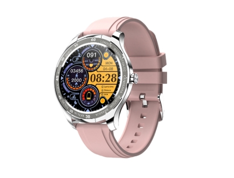 Reloj inteligente Pantalla táctil de 1,3 pulgadas Reloj inteligente Rastreador de ejercicios con monitor de ritmo cardíaco Rastreador de ejercicios...