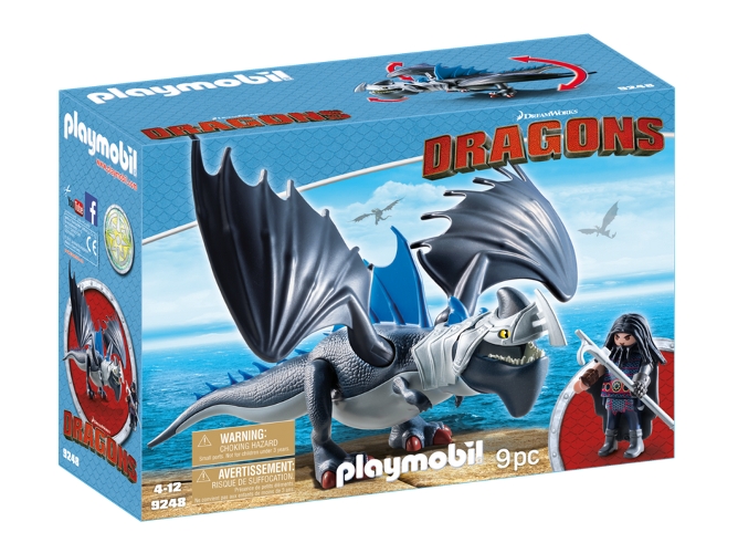 PLAYMOBIL Dragons: Drago y Dragón con armadura (Edad Mínima: 4)