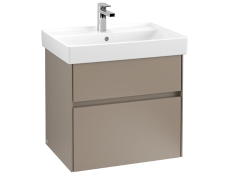 Villeroy &amp Boch Collaro tocador con iluminación 604x546x444 mm 2 cajones C009B0
