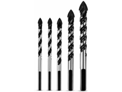 Set De 5 Brocas De Carburo De Tungsteno Para Cerámica, Baldosas, Concreto, Vidrio, Plástico Y Madera, 6mm, 8mm, 10mm, 12mm