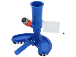 Limpiador De Piscinas Jet Vacuum Con Cepillo Y Poste Para Piscinas, Fuentes Y Estanques