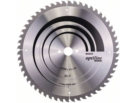 Disco de Sierra Circular BOSCH Optiline Madera 350x30x3.5 mm - 54