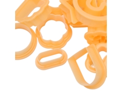 24pcs Cortadoras de Argila Polimérica para Brincos Diy Borda Espessada Segura para Alimentos