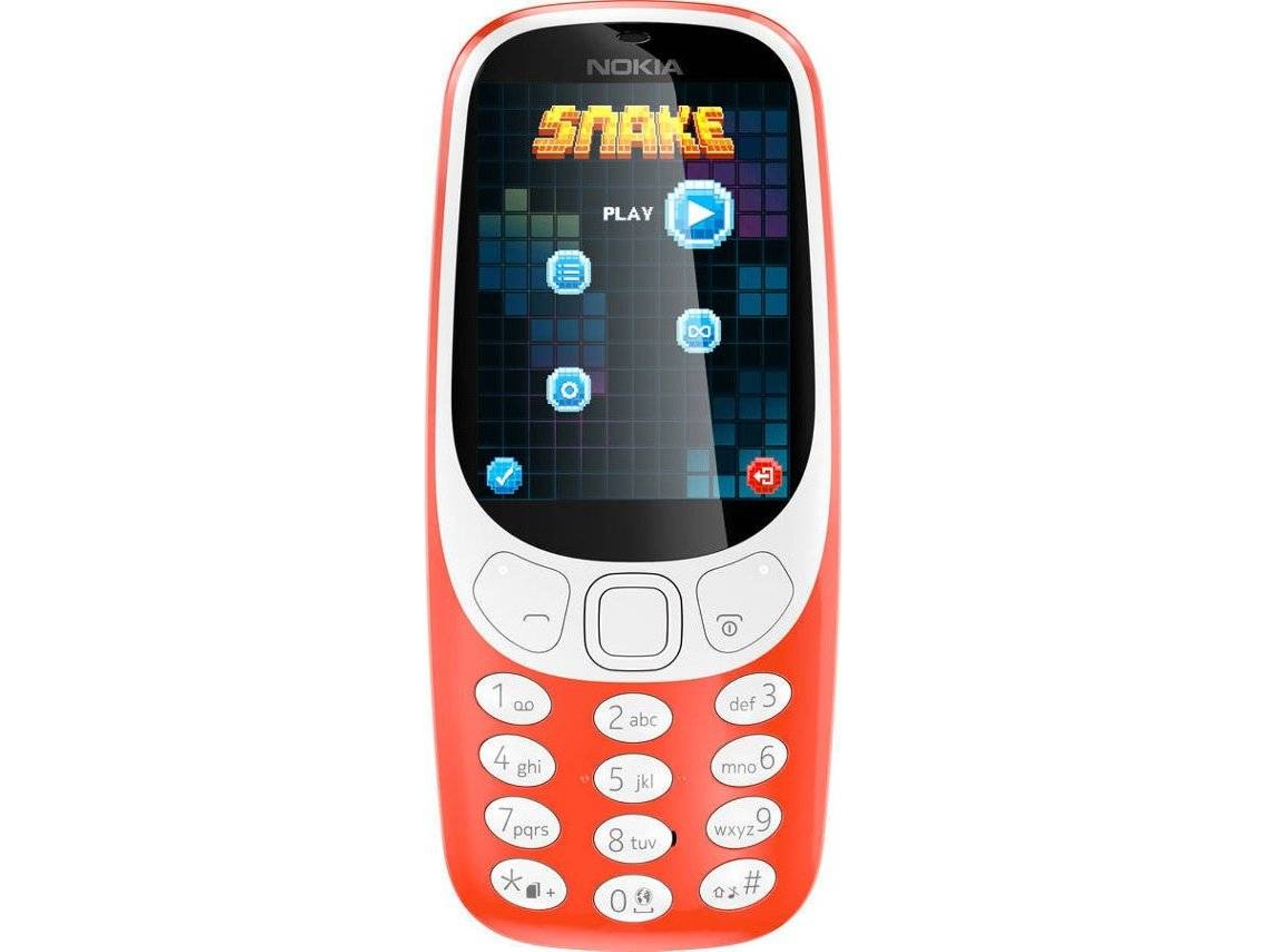 Teléfono móvil NOKIA 3310 (2.4'' - 2G - naranja)