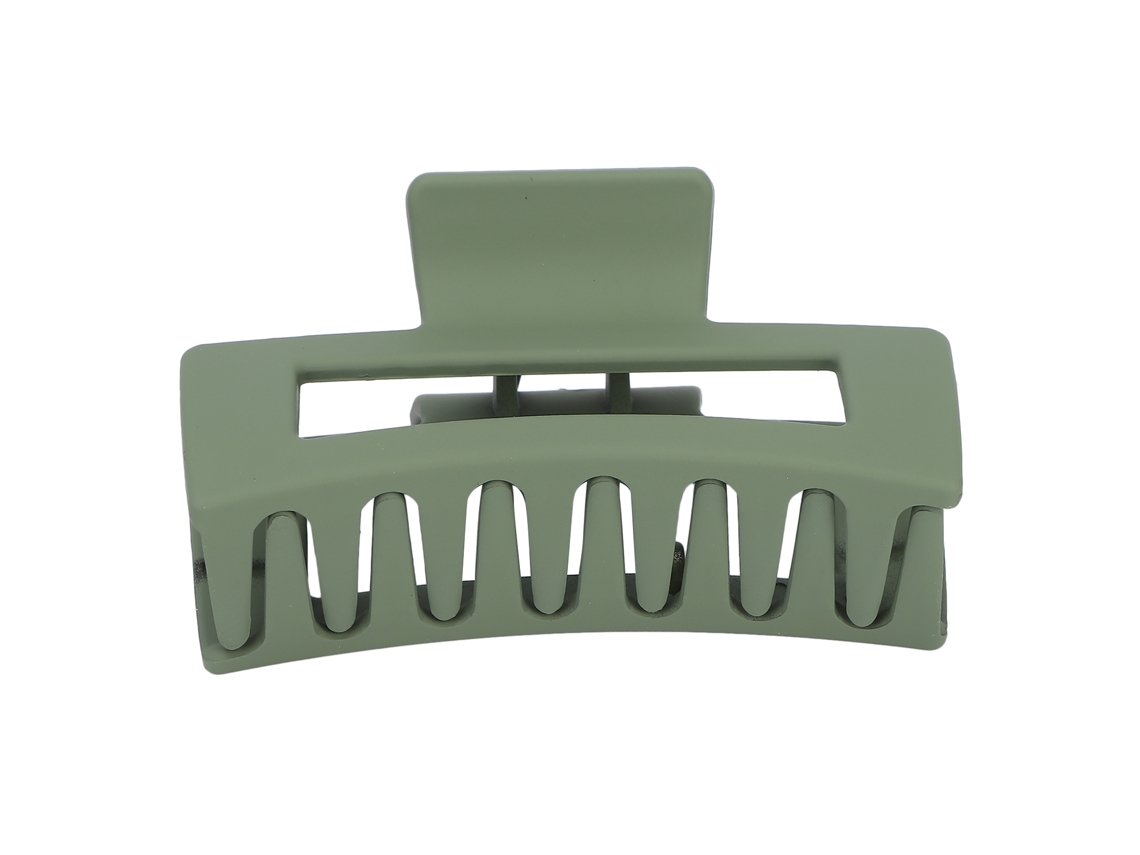Pinzas De Garras Para Pelo Grueso No Deslizantes Resina Strong Hold Pinzas Banana De Pelo Color Verde Od