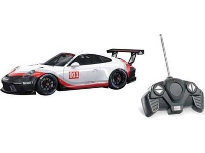 Coche Teledirigido MONDO MOTORS Porsche 911 GT 3 (Blanco - 25.5x11x7cm - Edad Mínima: 3)