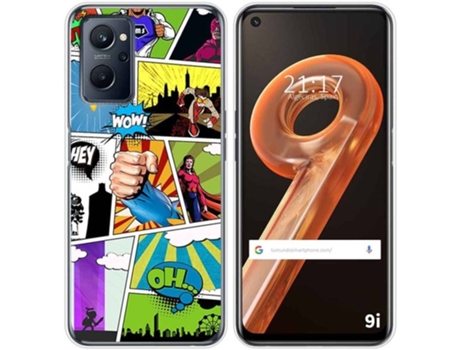 Carcasa Realme 9i TUMUNDOSMARTPHONE Dibujos Comic Multicolor