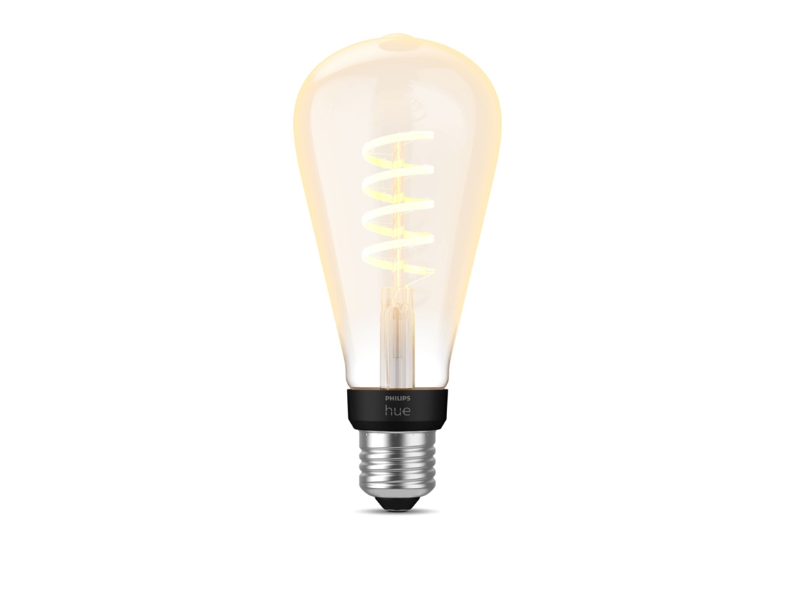 Bombilla de ambiente blanco E27, 1 filamento Giantedison St72, 300 lm, PHILIPS
