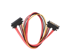 Cable De Extensión Sata De 22 Pines Macho A Hembra, Datos Y Alimentación Combinados, 0,5 M (1,6 Pies)