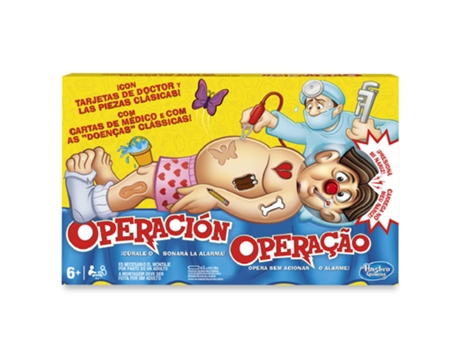 Juego Educativo HASBRO Operación (Edad Mínima: 6 Años - 4,1 x 40 x 25,1 cm)