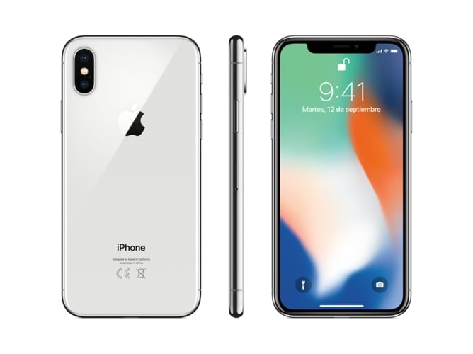 iPhone X APPLE (5.8'' - 3 GB - 256 GB - Plateado)