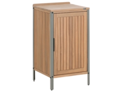 Mueble de cocina exterior Beliani Ivrea en madera de acacia con certificado FSC®, marrón, 50 x 50 x 92 cm