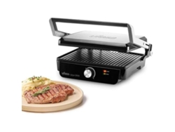 Parrilla eléctrica Ufesa Jaya 2000 de 2000 W con placas antiadherentes de 29 x 23,2 cm y apertura de 180 grados.