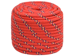 Cuerda De Barco Polipropileno Rojo 18 Mm 25 M