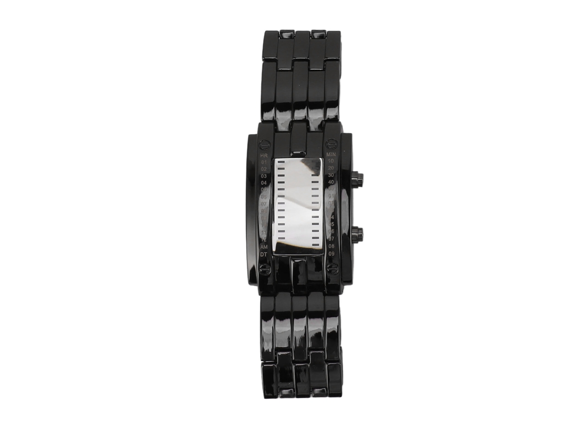 Reloj Digital Binario Led Azul De Doble Línea Para Estudiantes Y Parejas.