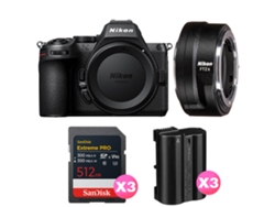 Nikon Z5 Ii + Ftz Ii + 3 Sandisk 512gb Extreme Pro Uhs-ii Sdxc + 3 Nikon En-el15c + Ebook “20 Consejos Para Fotos Que Impactan”