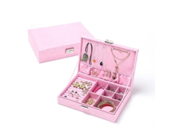 2026-caja De Almacenamiento De Joyería De Terciopelo Con Gran Capacidad Para Anillos Collares Pendientes Y Brazaletes