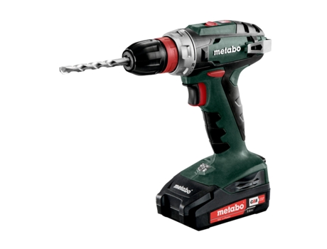 METABO BS 18 Quick Taladradora atornilladora de batería/18V 2x Ion de litio; Cargador SC 30; METABOX 145