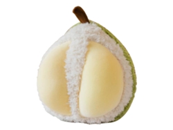 Peluche Creativo Y Suave Con Forma De Fruta De Durian, Decorativo, De 8 Pulgadas Para El Hogar Y Para Colgar En La Lavadora.