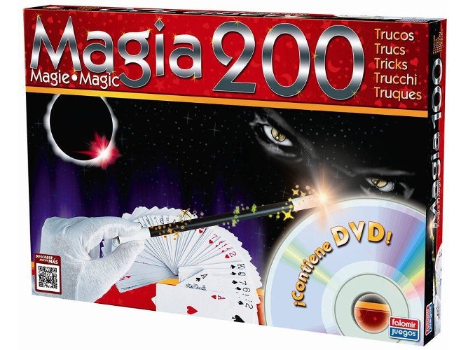 Juego Colectivos FALOMIR Caja Magia 200 Trucos (Edad Mínima Recomendada: 7años)