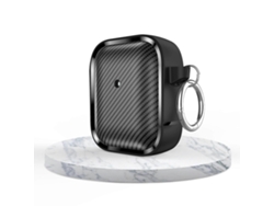 Estuche de fibra de carbono para AirPods 1/2 con marco para fotos. GIECY