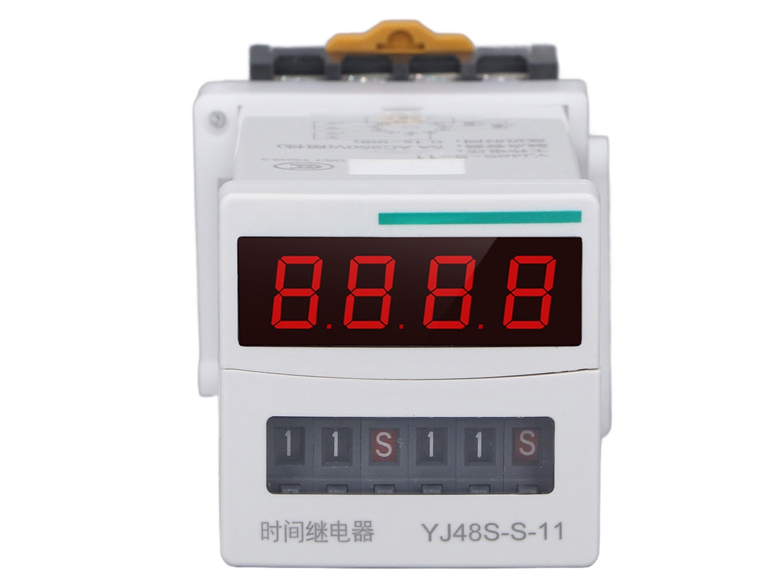 Relé De Retardo Temporal Programable De Alta Precisión 0.1s-99h Para Luces Led Neones Y Gabinetes Eléctricos Ac110v