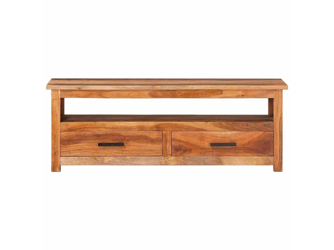 Maison Exclusive - Mueble De Tv De Madera Maciza 118x30x40 Cm