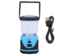 Rebe-linterna De Camping 300lm 3 Modos Ip65 Impermeable Usb Recargable Luz Portátil Para Emergencias Senderismo Y Campamentos Azul