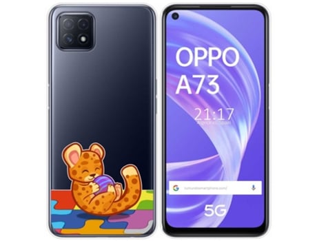 Carcasa Oppo A73 5G TUMUNDOSMARTPHONE Dibujos Transparente