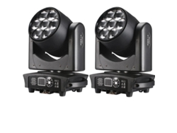 Iluminación escénica, tecnología RGBW, control DMX, precio unitario por 2 unidades, conector OEM