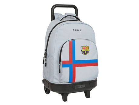 Mochila Escolar Con Ruedas F.C. Barcelona Gray 33 x 45 x 22 cm