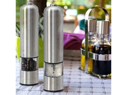 2 molinillos eléctricos de sal y pimienta de acero inoxidable Rosewell con luz